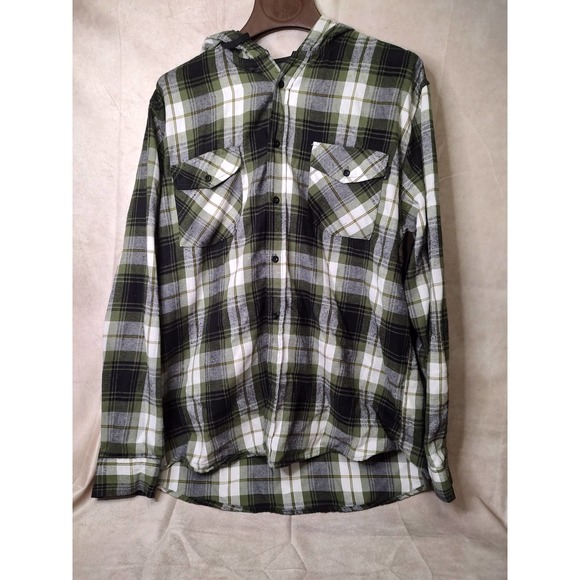 Molokai  Surf Company Flannel Hoodie - Picture 1 of 3